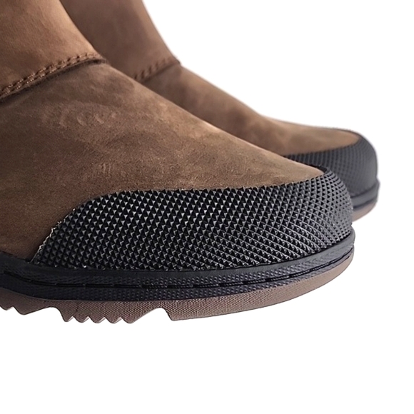 SOREL Men's Ankeny Chelsea Slip On Brown Waterproof Leather Short Boots Size 9 - Picture 9 of 16